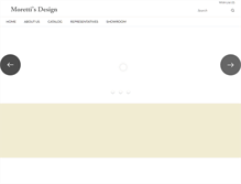 Tablet Screenshot of morettisdesign.com